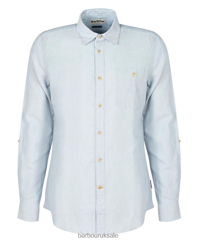 Ruthwell Tailored Shirt Barbour Men R08LB6513 Clothing Chambray