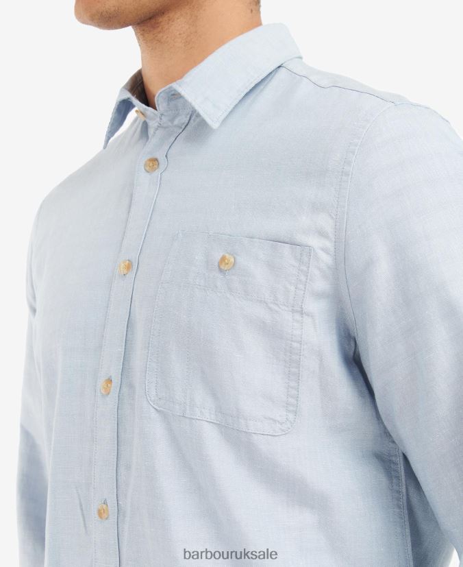 Ruthwell Tailored Shirt Barbour Men R08LB6513 Clothing Chambray