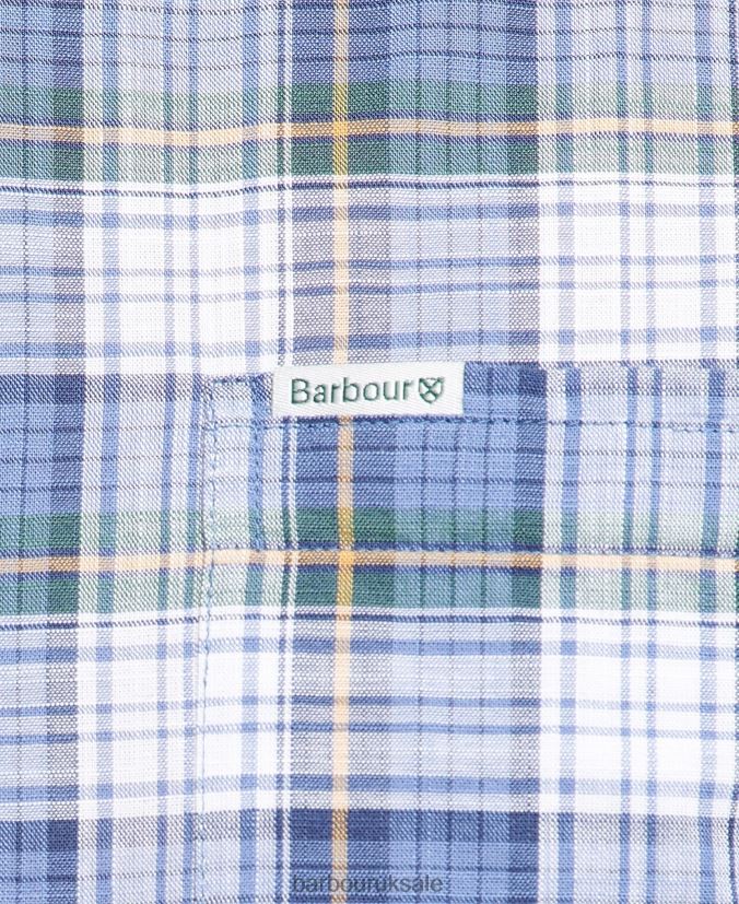 Sadle Shirt Barbour Men R08LB6387 Clothing Rust