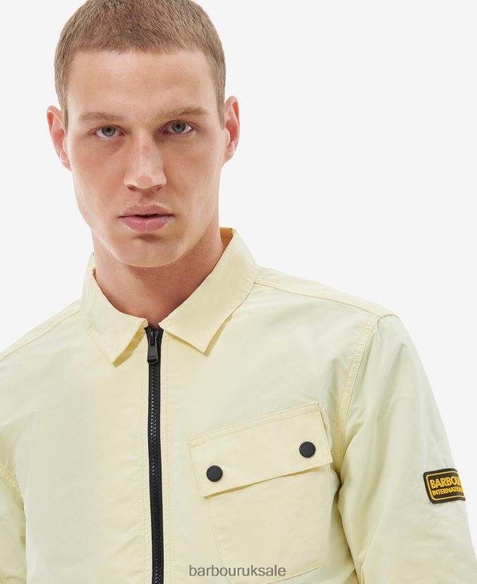 Skyline Overshirt Barbour Men R08LB6336 Clothing Yellow Haze