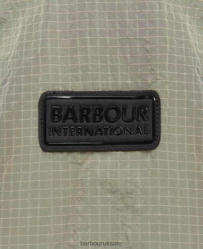 Spencer Overshirt Barbour Men R08LB6483 Clothing Dark Mushroom