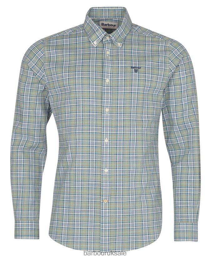 Spillman Shirt Barbour Men R08LB6435 Clothing Olive