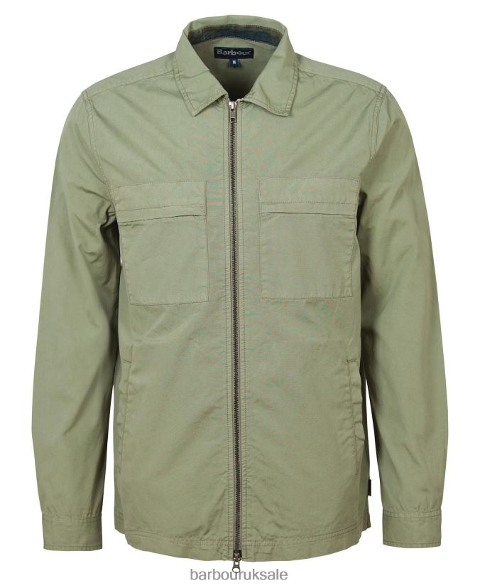 Tollgate Overshirt Barbour Men R08LB6293 Clothing Agave Green