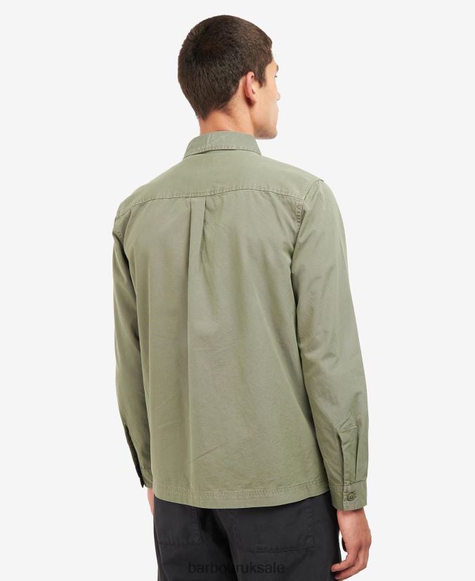 Tollgate Overshirt Barbour Men R08LB6293 Clothing Agave Green