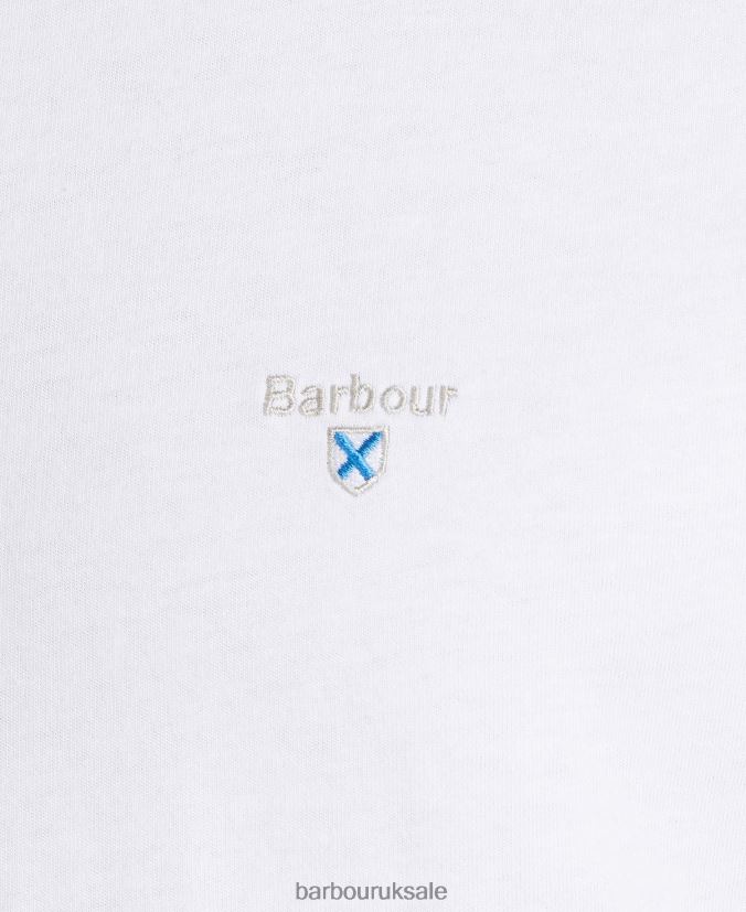 Aboyne T-Shirt Barbour Men R08LB6778 Clothing White