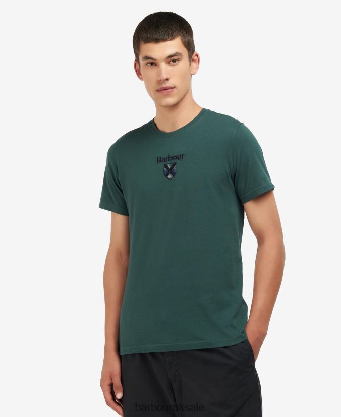 Allensford T-Shirt Barbour Men R08LB6888 Clothing Green Gables