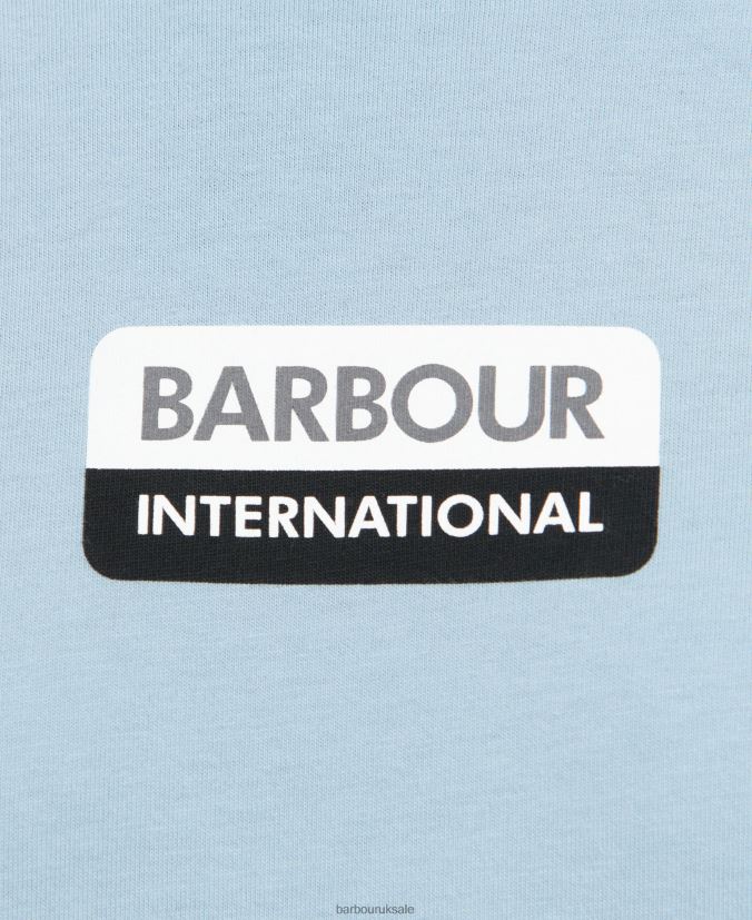 Bennet T-Shirt Barbour Men R08LB6907 Clothing Powder Blue