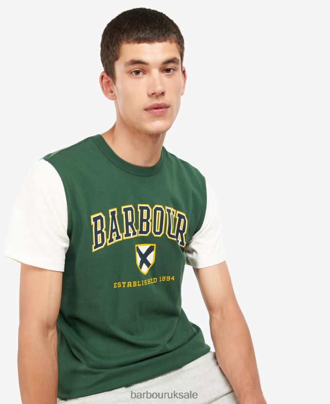 Bodleian T-Shirt Barbour Men R08LB6946 Clothing Sycamore - Click Image to Close