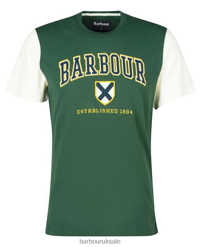 Bodleian T-Shirt Barbour Men R08LB6946 Clothing Sycamore