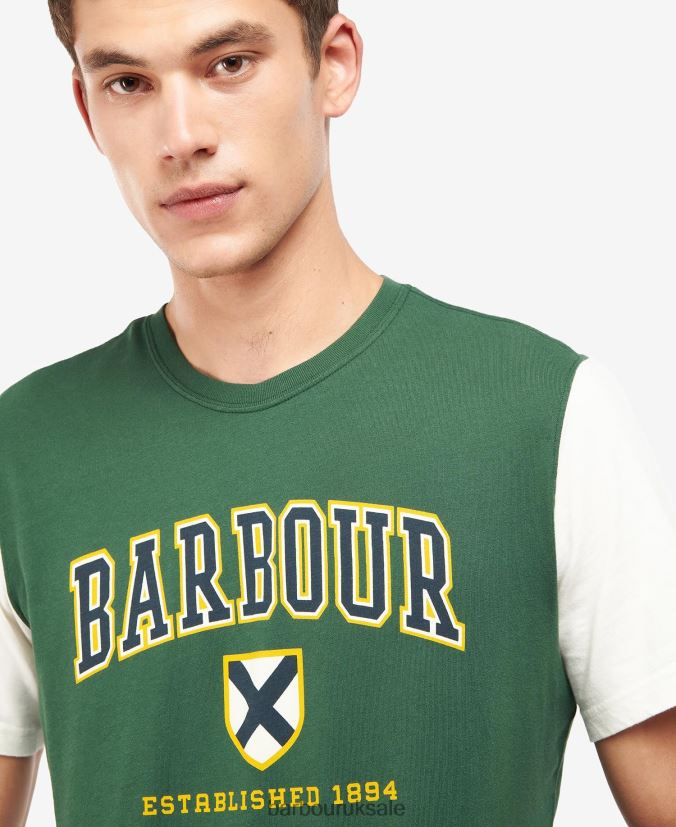 Bodleian T-Shirt Barbour Men R08LB6946 Clothing Sycamore