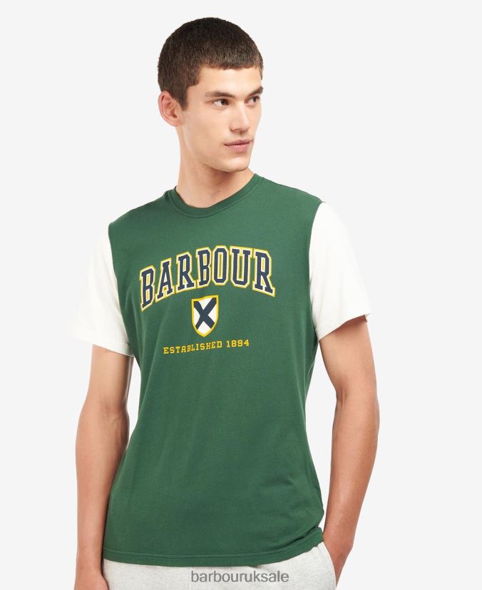 Bodleian T-Shirt Barbour Men R08LB6946 Clothing Sycamore