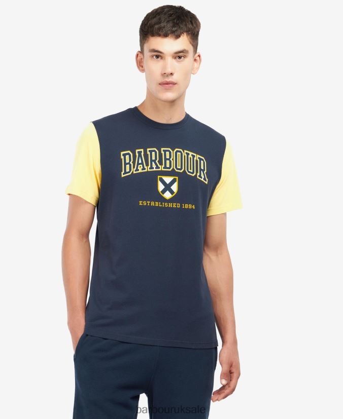 Bodleian T-Shirt Barbour Men R08LB6953 Clothing Sycamore - Click Image to Close