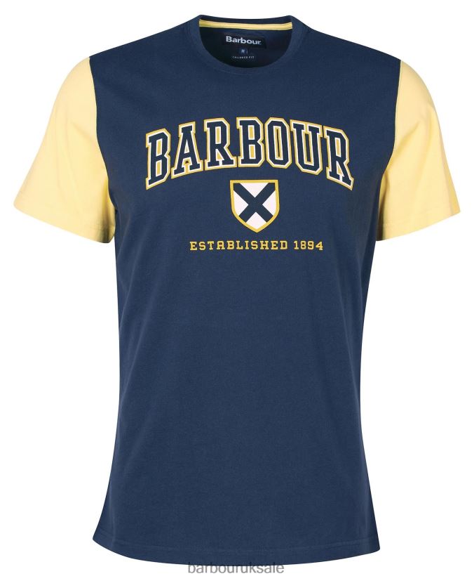 Bodleian T-Shirt Barbour Men R08LB6953 Clothing Sycamore