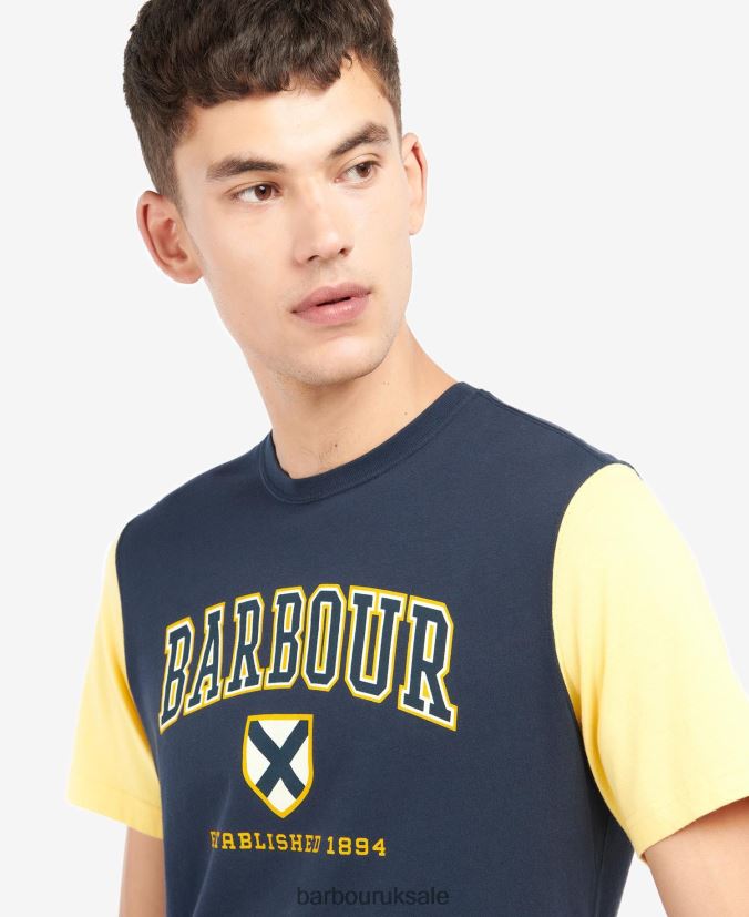 Bodleian T-Shirt Barbour Men R08LB6953 Clothing Sycamore