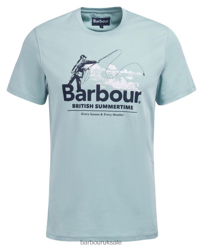 Cast T-Shirt Barbour Men R08LB6789 Clothing Faded Orange