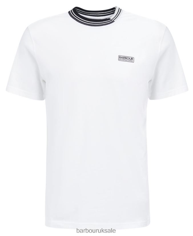 Darley T-Shirt Barbour Men R08LB6818 Clothing Classic White