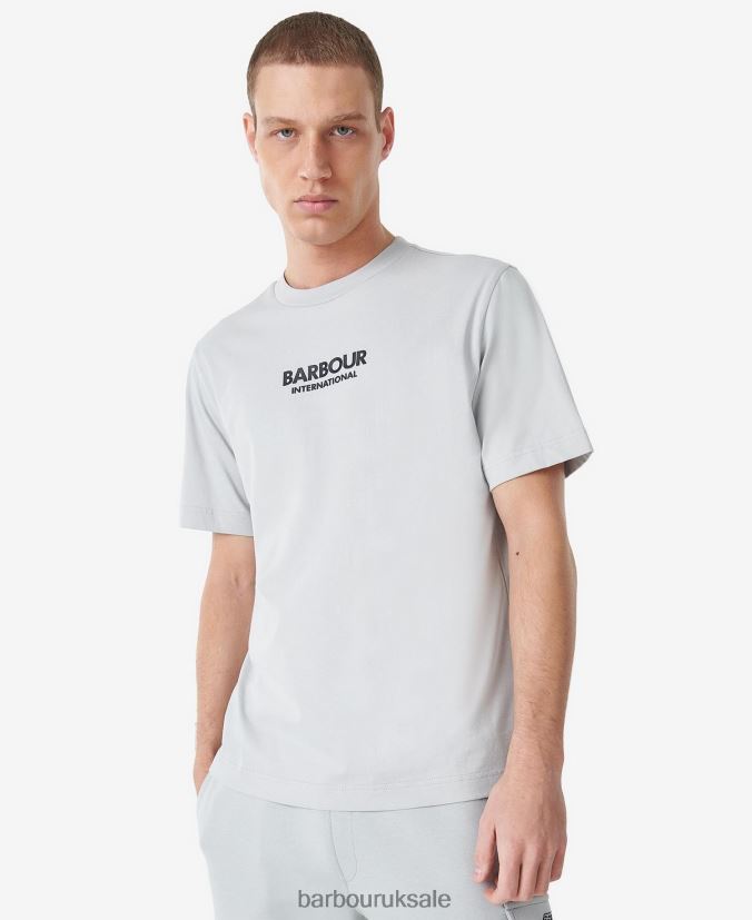 Formula T-Shirt Barbour Men R08LB6870 Clothing Silver Ice