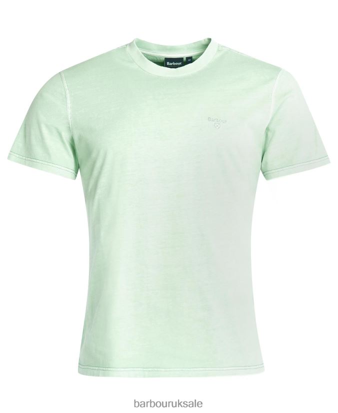 Garment Dyed T-Shirt Barbour Men R08LB6800 Clothing Sky