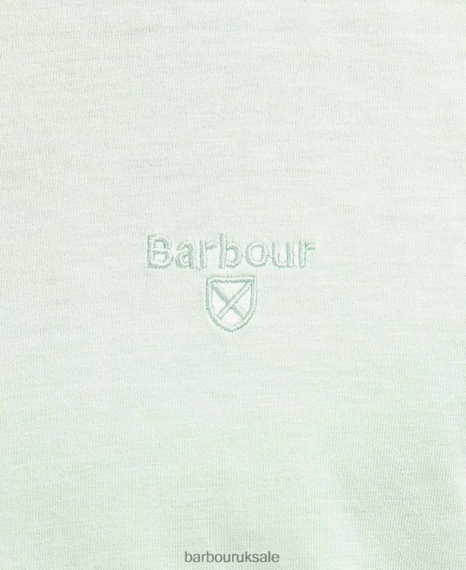 Garment Dyed T-Shirt Barbour Men R08LB6800 Clothing Sky