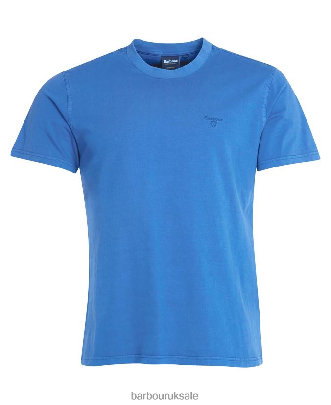 Garment Dyed T-Shirt Barbour Men R08LB6862 Clothing Sky