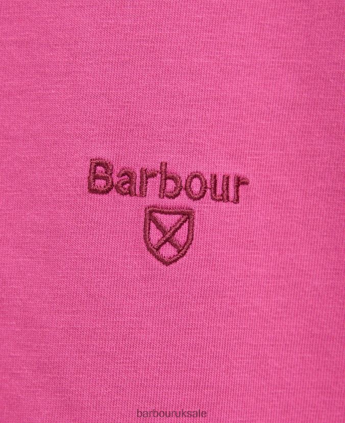 Garment Dyed T-Shirt Barbour Men R08LB6885 Clothing Sky