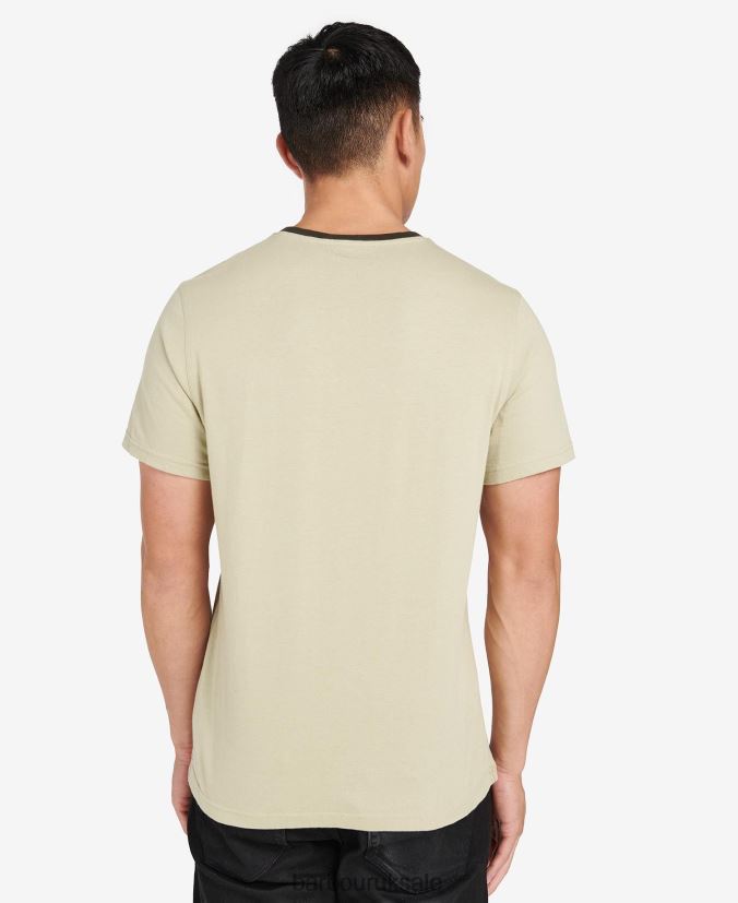 Lock T-Shirt Barbour Men R08LB6871 Clothing Cavalry Sand