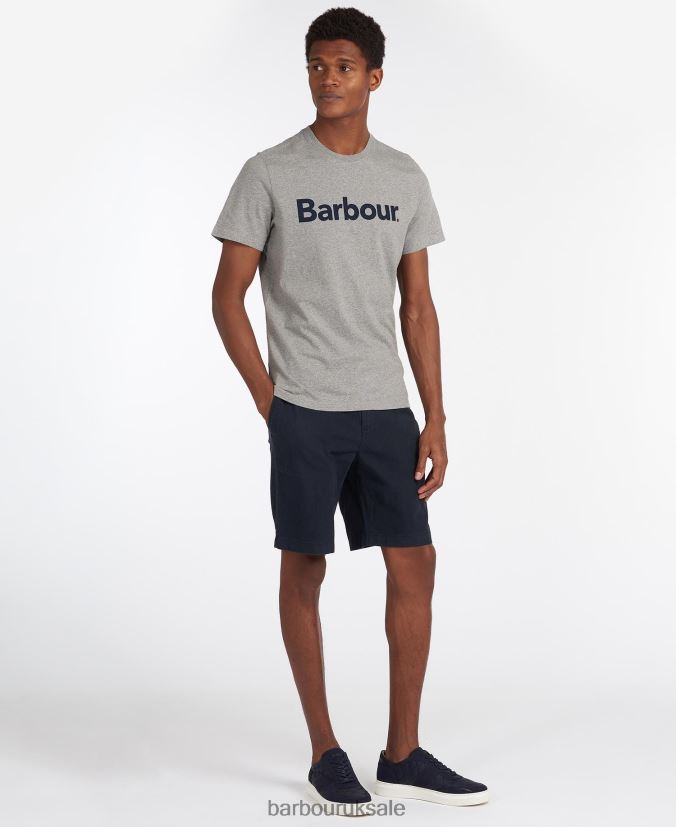 Logo T-Shirt Barbour Men R08LB6779 Clothing New Navy