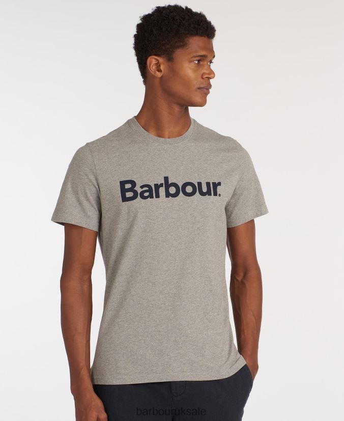 Logo T-Shirt Barbour Men R08LB6779 Clothing New Navy