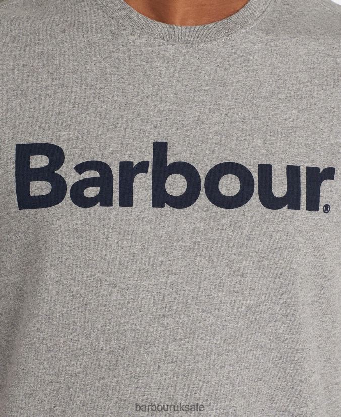 Logo T-Shirt Barbour Men R08LB6779 Clothing New Navy