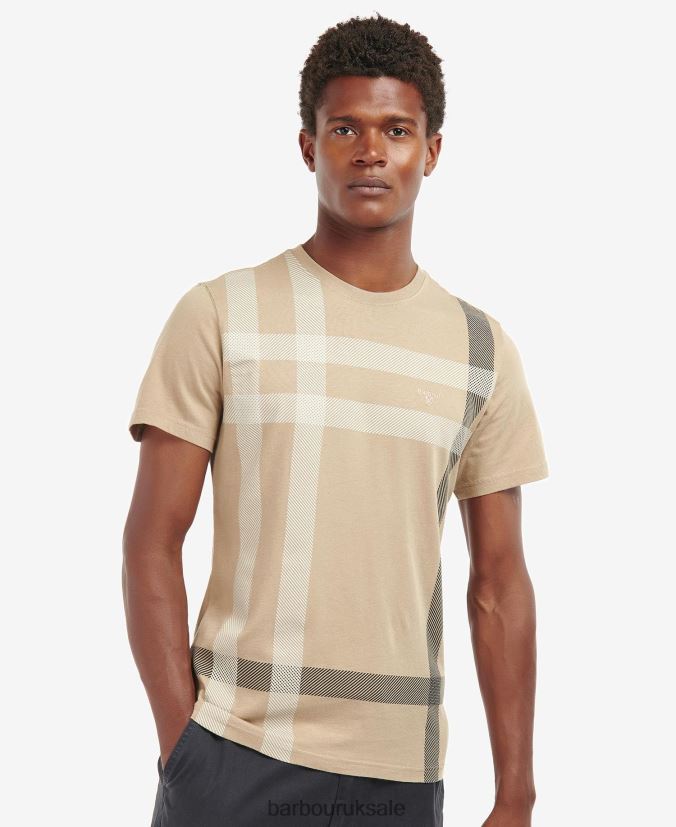 Norman T-Shirt Barbour Men R08LB6949 Clothing Washed Stone