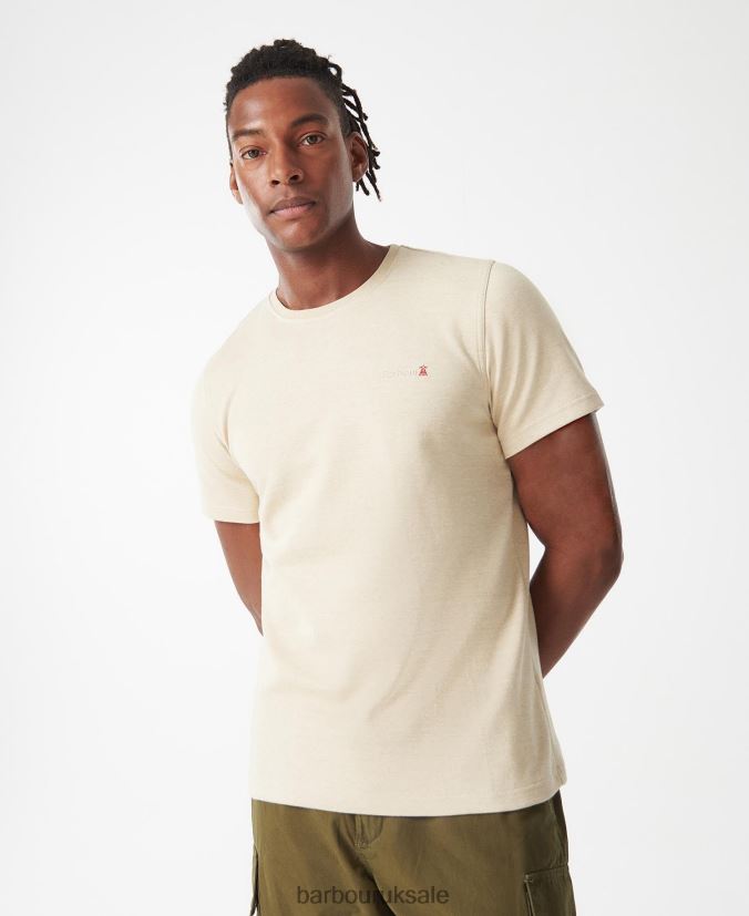 Pluckley T-Shirt Barbour Men R08LB6761 Clothing Burnt Olive - Click Image to Close