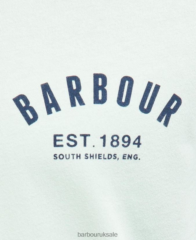 Preppy T-Shirt Barbour Men R08LB6826 Clothing Dusty Mint