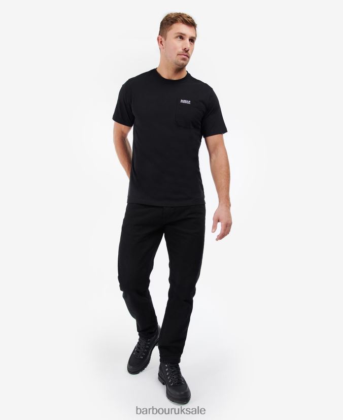 Radok Pocket T-Shirt Barbour Men R08LB6861 Clothing Black