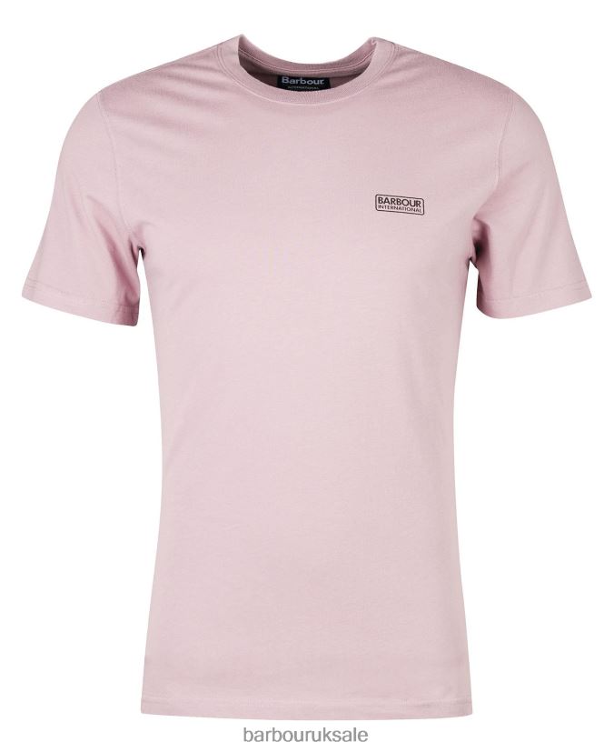 Small Logo T-Shirt Barbour Men R08LB6813 Clothing Mauve