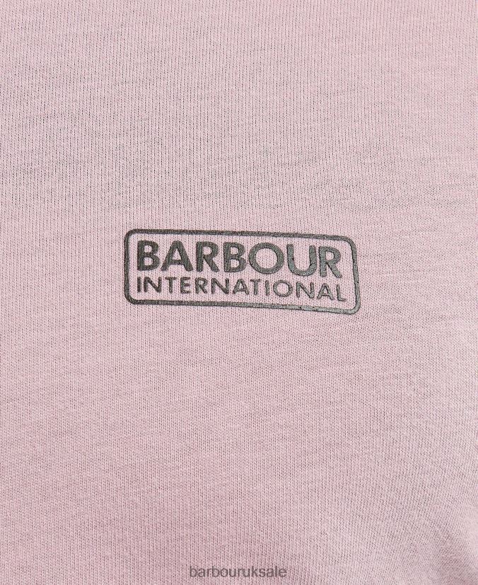 Small Logo T-Shirt Barbour Men R08LB6813 Clothing Mauve