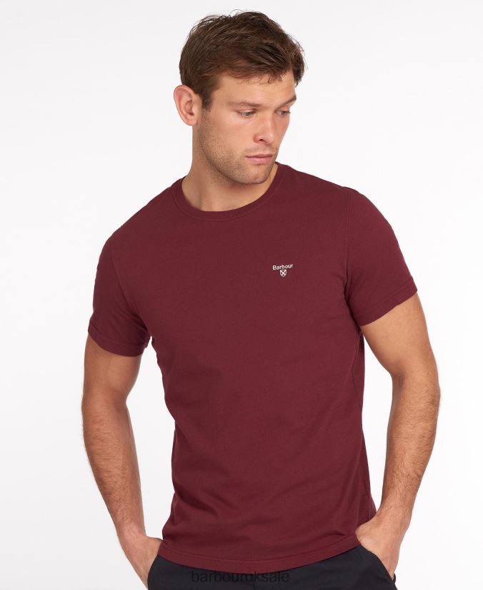 Sports T-Shirt Barbour Men R08LB6758 Clothing Navy - Click Image to Close