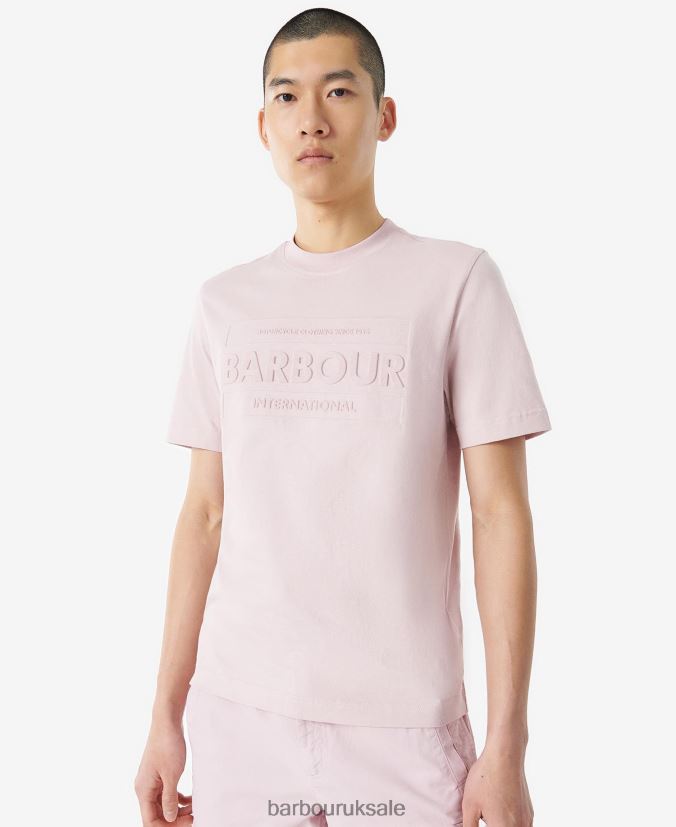 Tilt T-Shirt Barbour Men R08LB6825 Clothing Dusk Pink