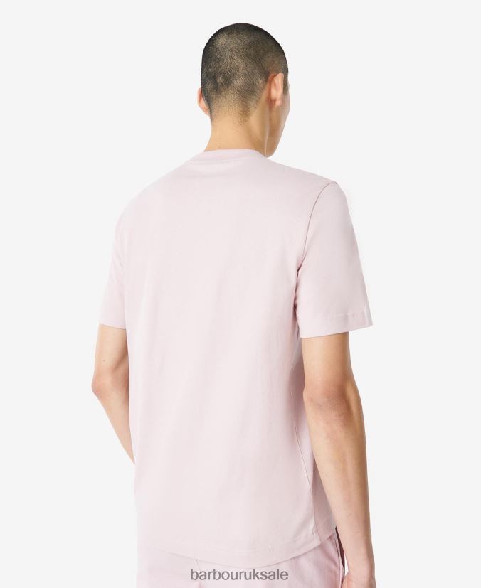 Tilt T-Shirt Barbour Men R08LB6825 Clothing Dusk Pink