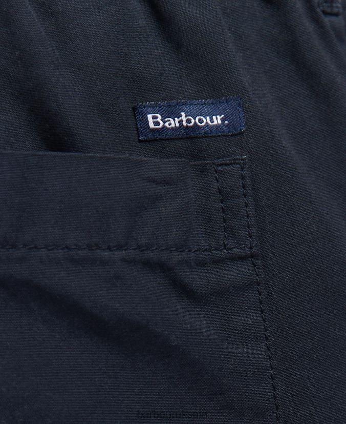 Highgate Twill Trousers Barbour Men R08LB61162 Clothing Navy