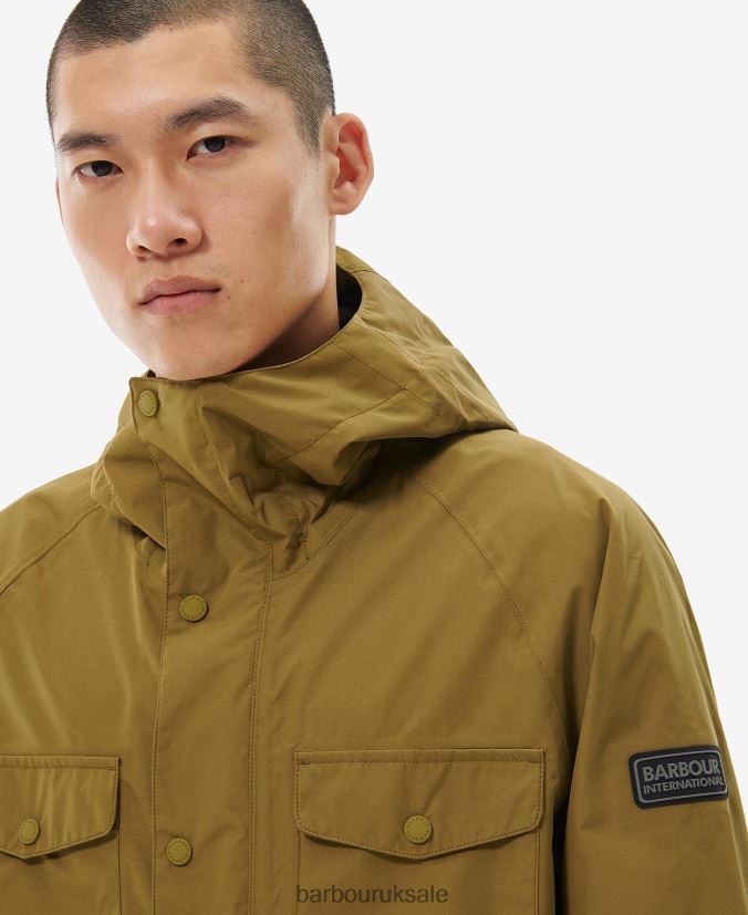 Abbots Waterproof Jacket Barbour Men R08LB6203 Clothing Archive Olive