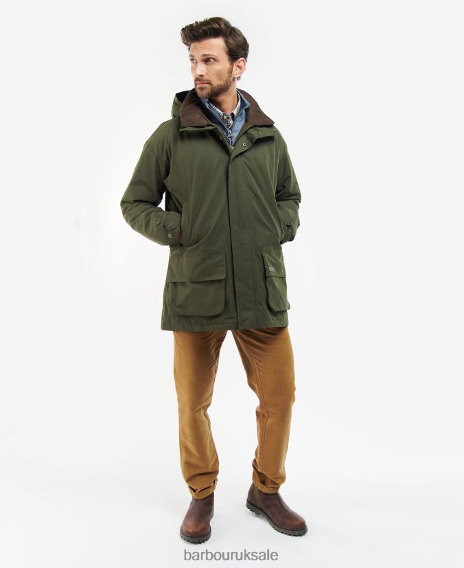 Beaconsfield Jacket Barbour Men R08LB6187 Clothing Olive