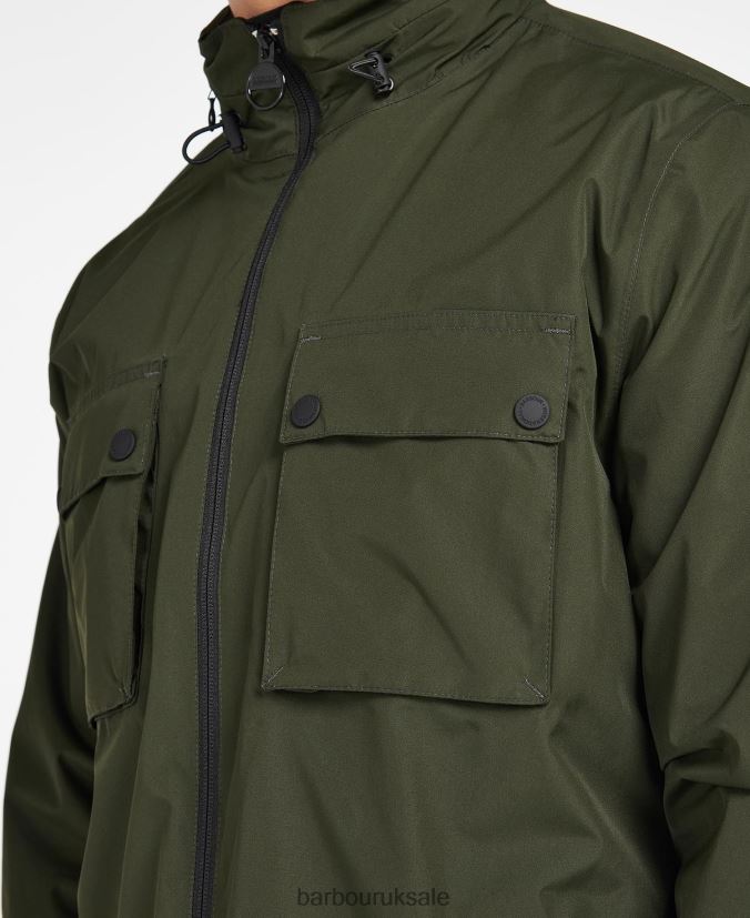 Obel Waterproof Jacket Barbour Men R08LB6213 Clothing Sage