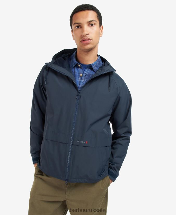 Pockle Waterproof Jacket Barbour Men R08LB6214 Clothing Inky Blue - Click Image to Close