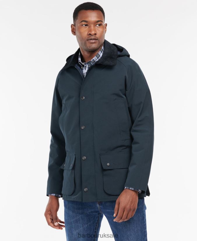 Waterproof Ashby Jacket Barbour Men R08LB6177 Clothing Navy/Dress - Click Image to Close