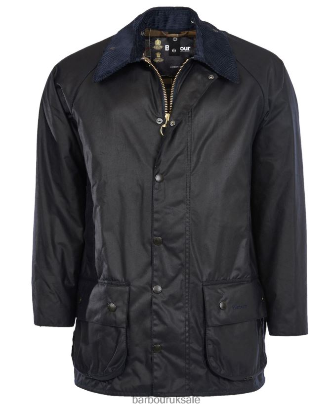 Beaufort Wax Jacket Barbour Men R08LB610 Clothing Black