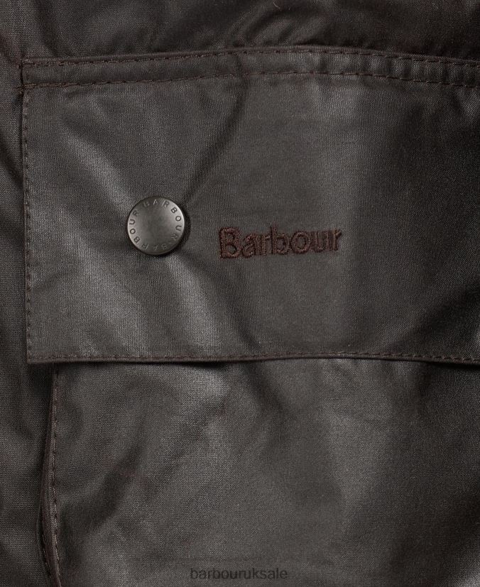 Beaufort Wax Jacket Barbour Men R08LB639 Clothing Black