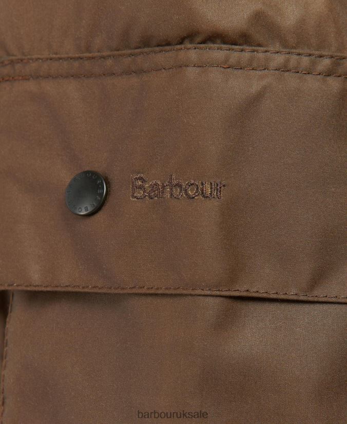 Beaufort Wax Jacket Barbour Men R08LB647 Clothing Bark