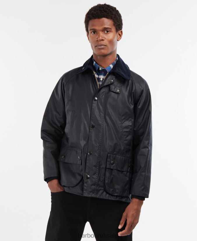 Bedale Wax Jacket Barbour Men R08LB619 Clothing Black