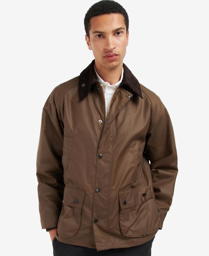 Bedale Wax Jacket Barbour Men R08LB630 Clothing Bark