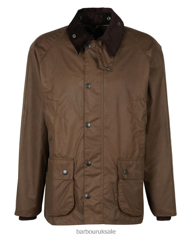 Bedale Wax Jacket Barbour Men R08LB630 Clothing Bark